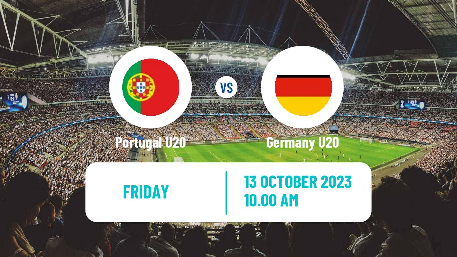Soccer Elite League U20 Portugal U20 - Germany U20