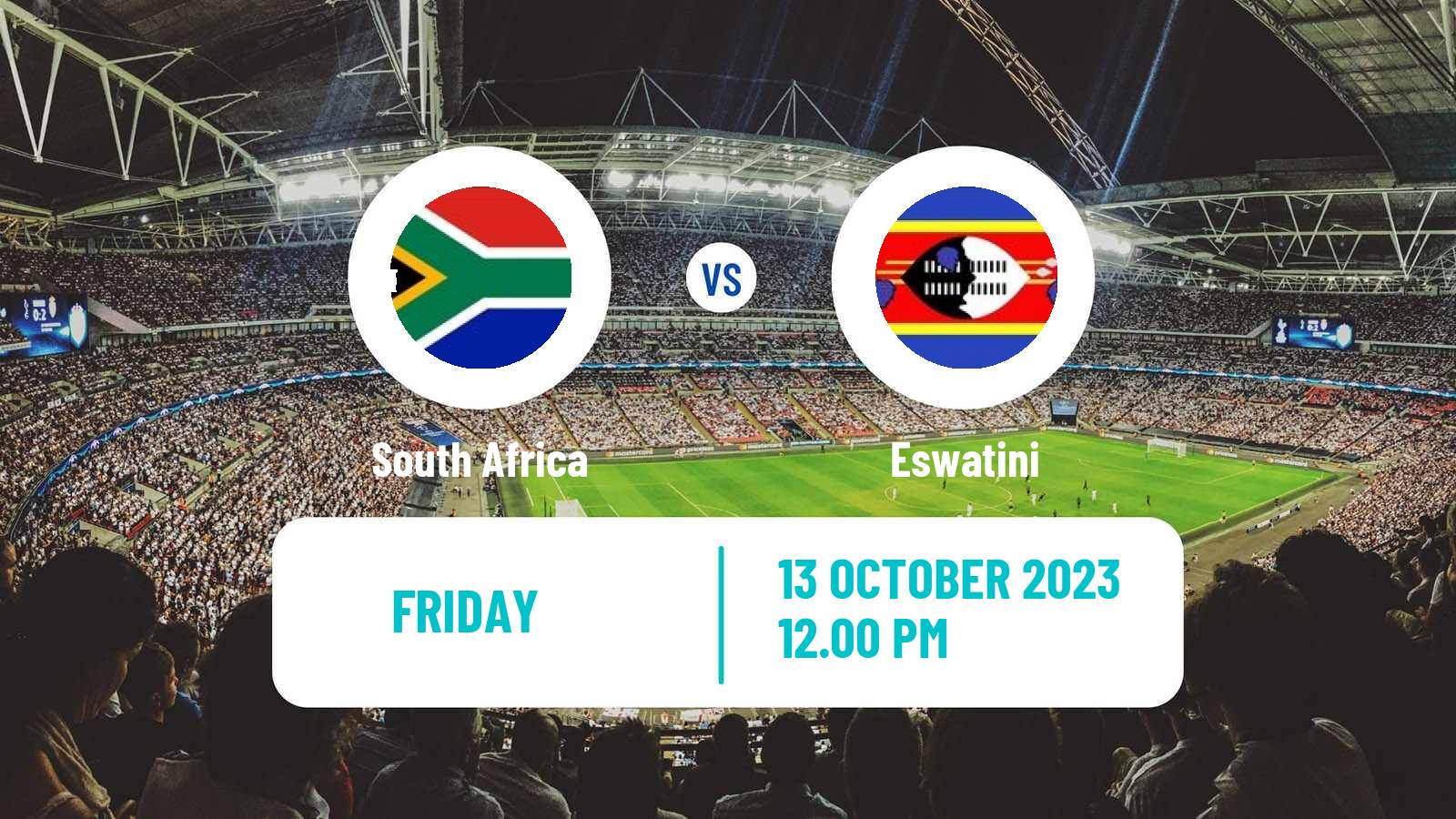 Soccer Friendly South Africa - Eswatini