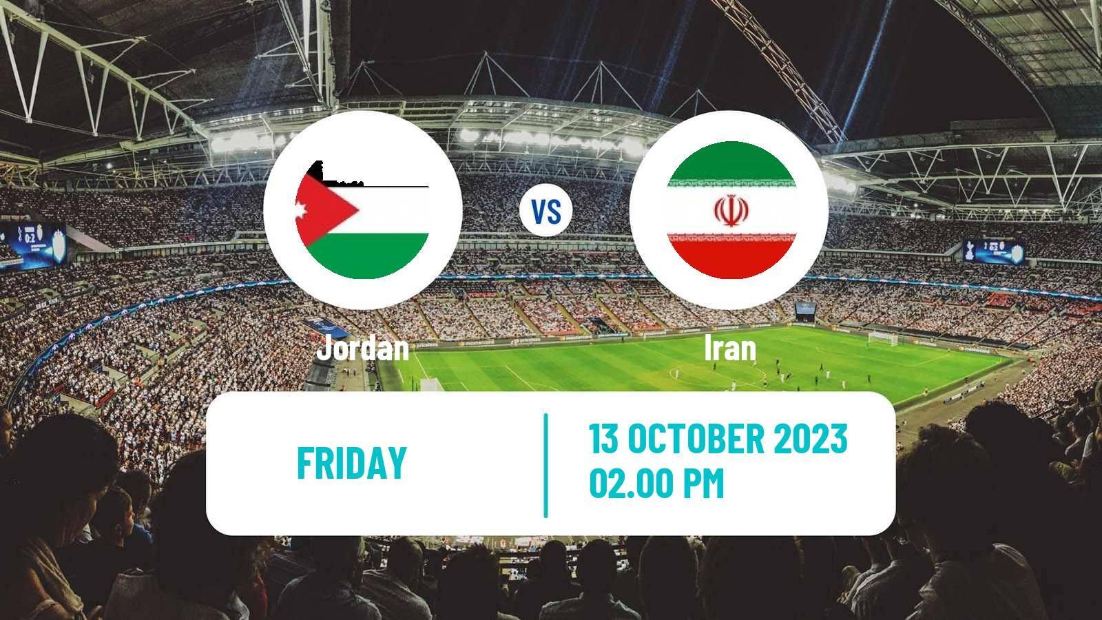 Soccer Friendly Jordan - Iran