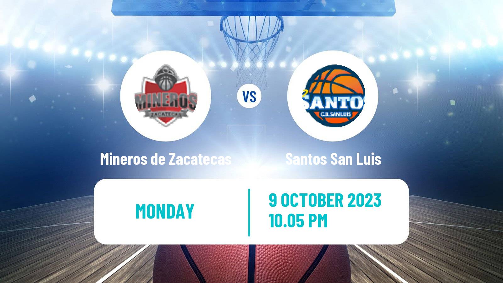 Basketball Mexican LNBP Mineros de Zacatecas - Santos San Luis