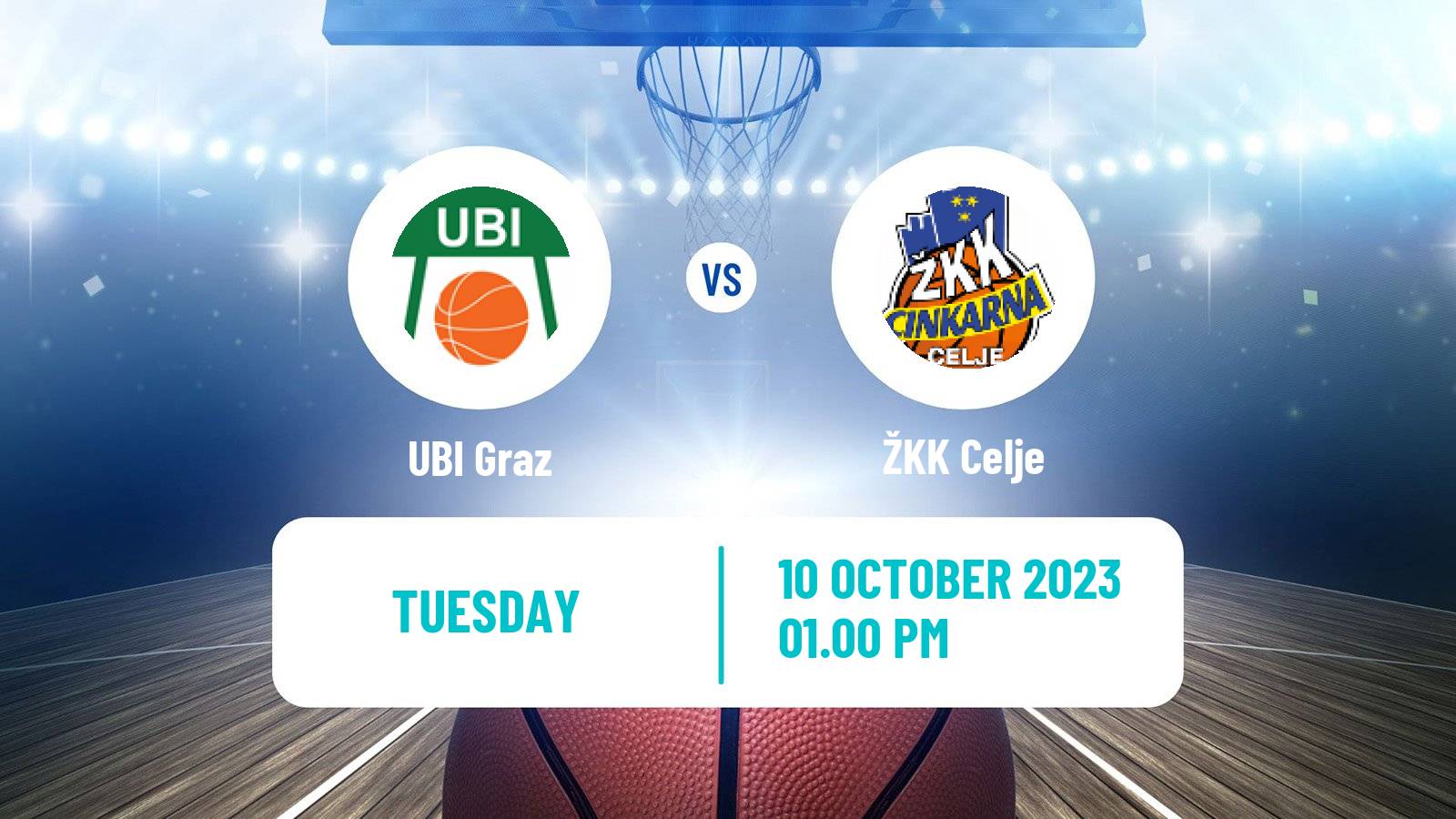 Basketball WABA League UBI Graz - Celje