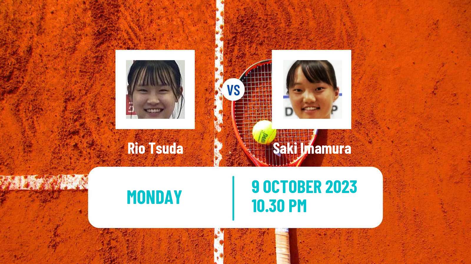 Tennis ITF W25 Hamamatsu Women Rio Tsuda - Saki Imamura