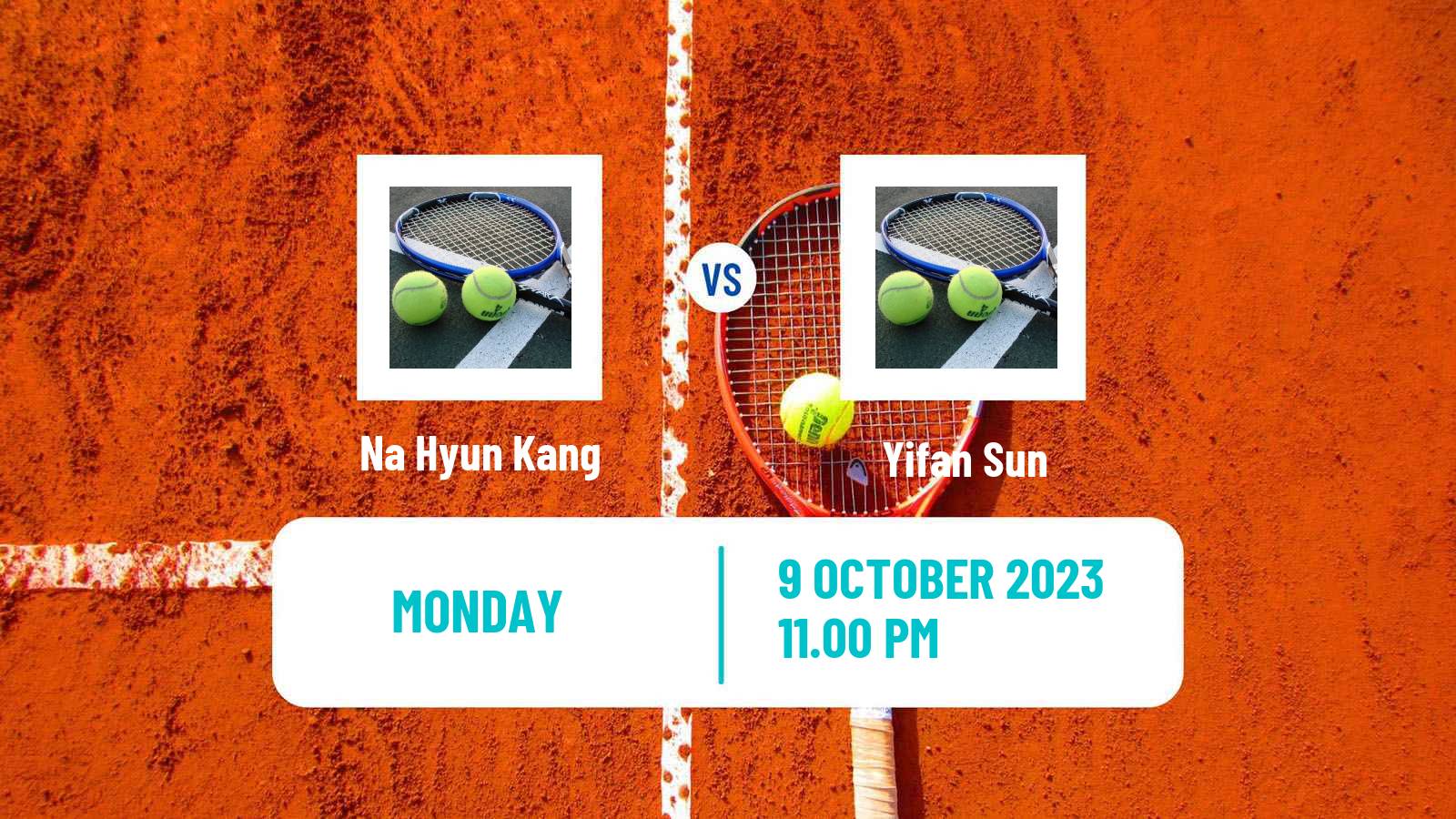 Tennis ITF W15 Hua Hin Women Na Hyun Kang - Yifan Sun