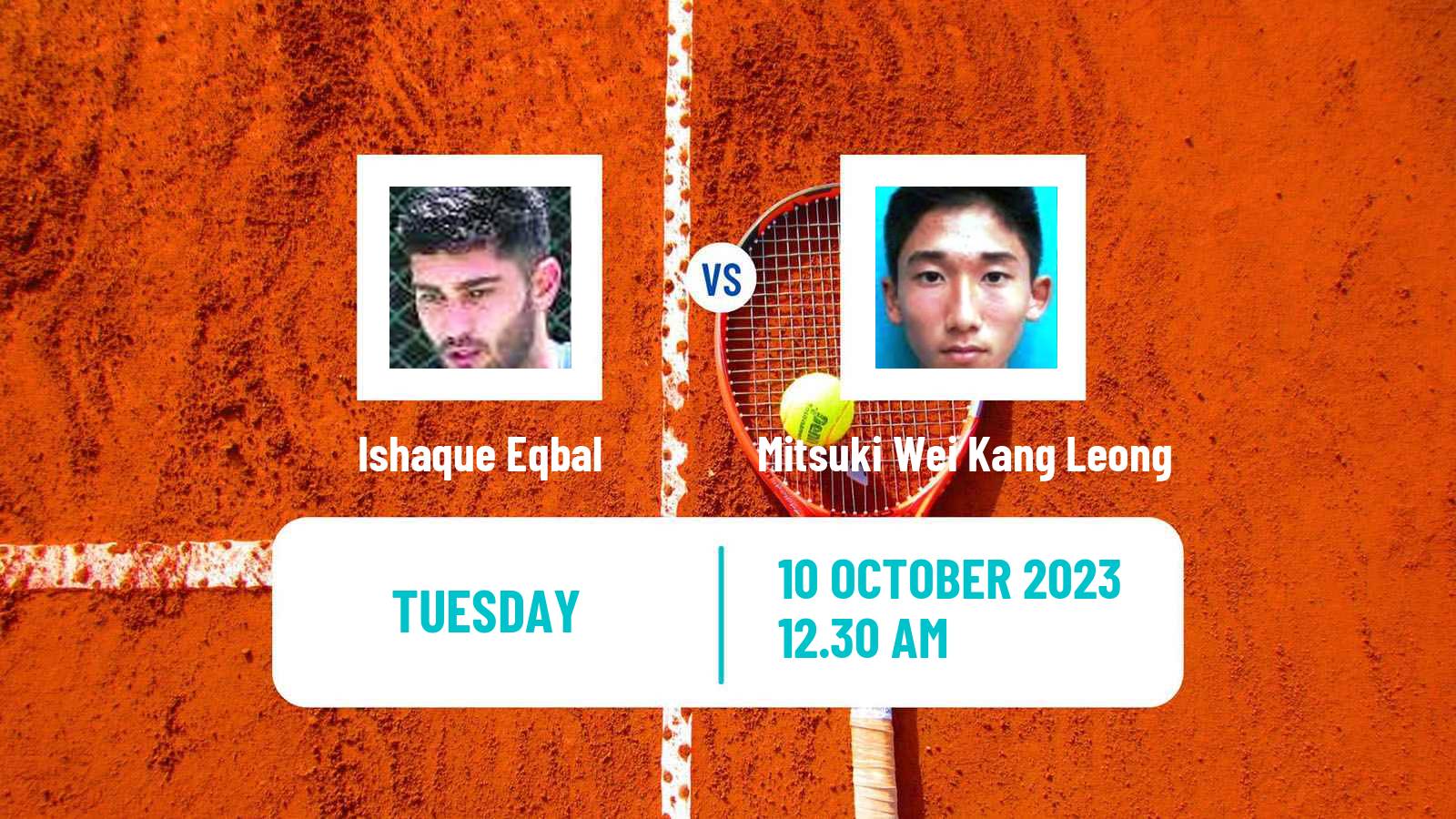 Tennis ITF M15 Ahmedabad Men Ishaque Eqbal - Mitsuki Wei Kang Leong