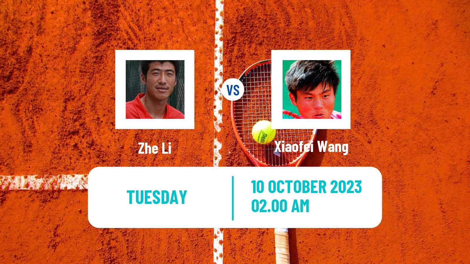 Tennis Shenzhen 2 Challenger Men Zhe Li - Xiaofei Wang