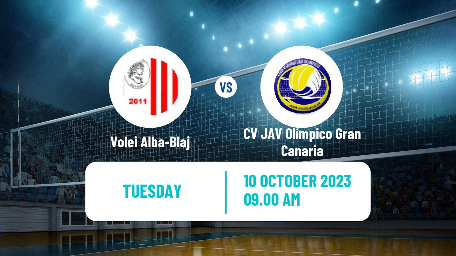 Volleyball CEV Champions League Women Volei Alba-Blaj - CV JAV Olímpico Gran Canaria