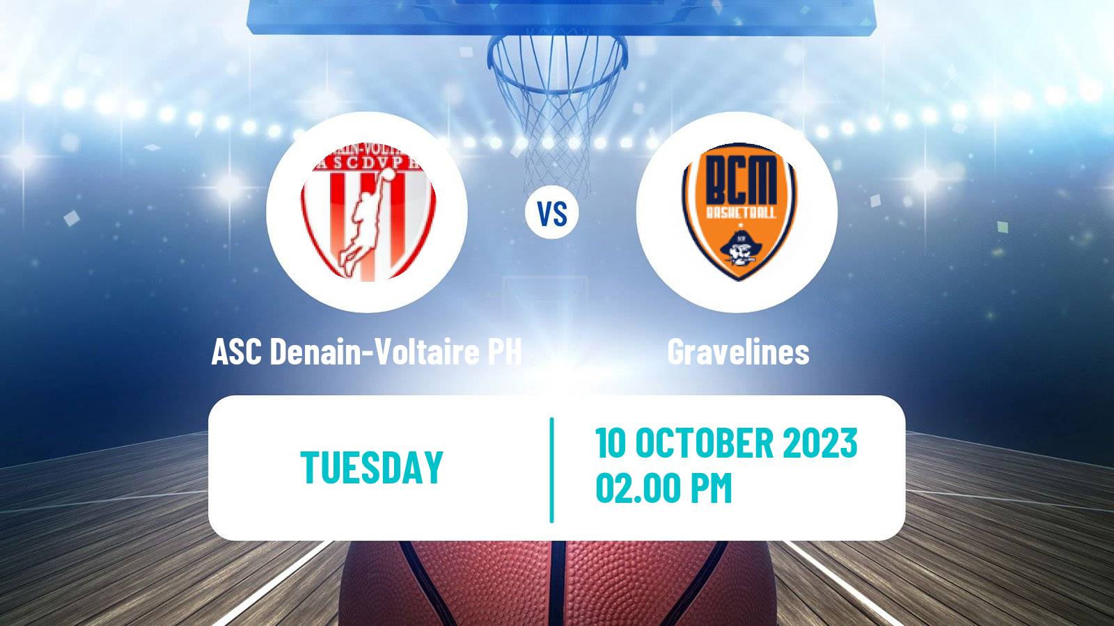 Basketball French Cup Basketball ASC Denain-Voltaire PH - Gravelines