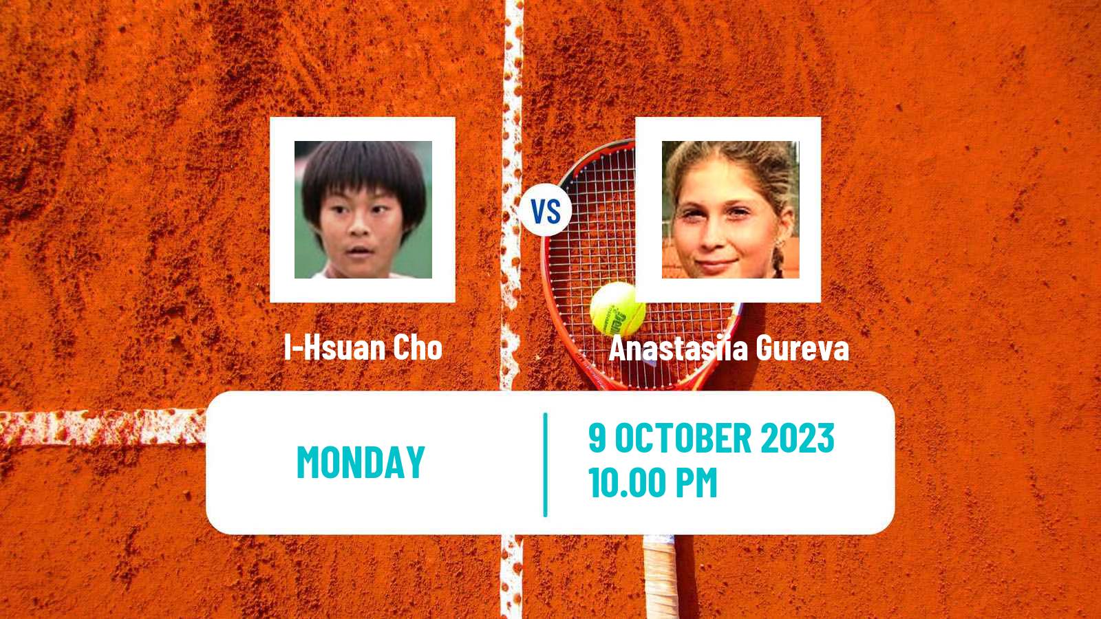 Tennis ITF W40 Shenzhen Women I-Hsuan Cho - Anastasiia Gureva