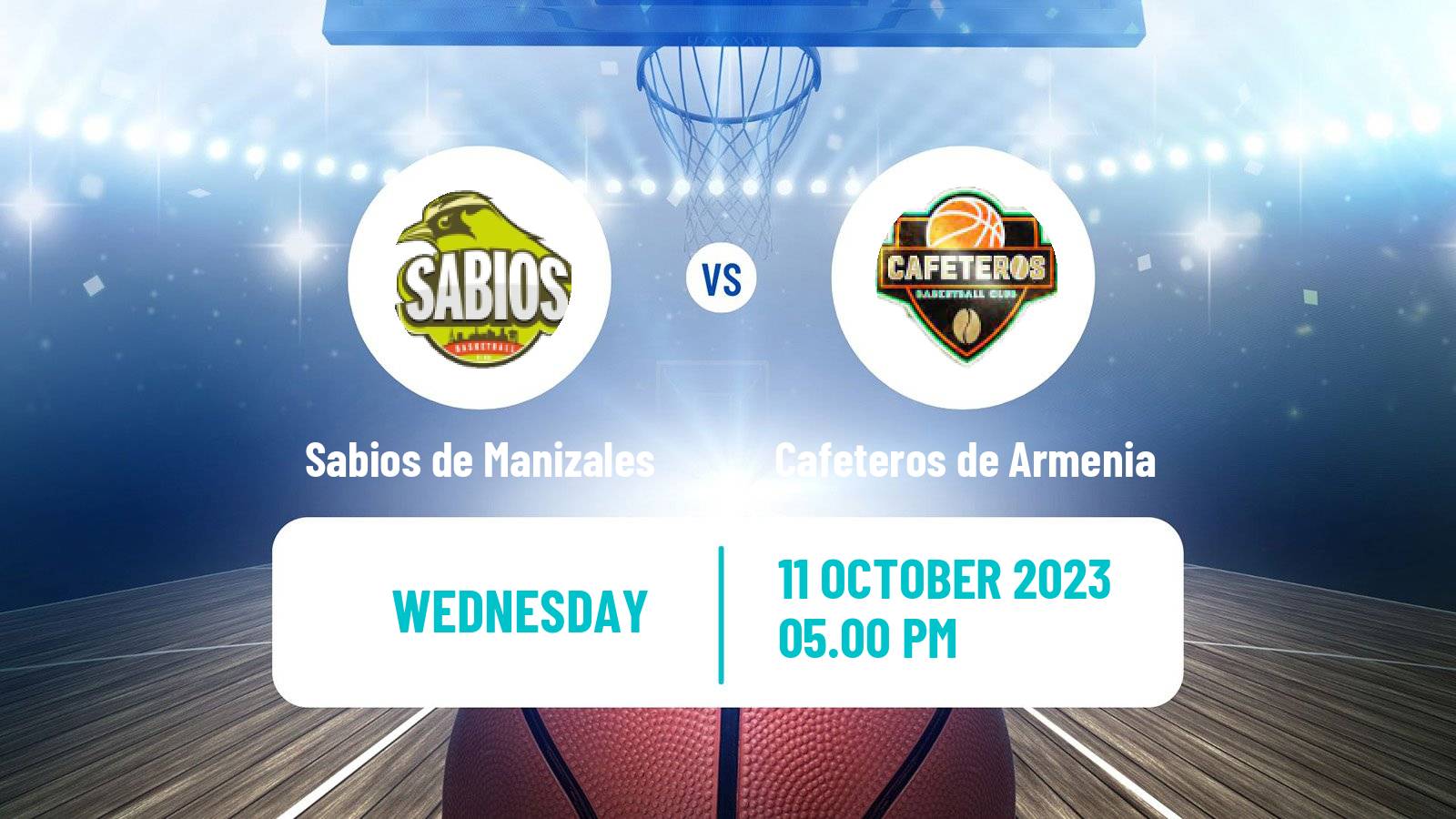 Basketball Colombian LBP Basketball Sabios de Manizales - Cafeteros de Armenia