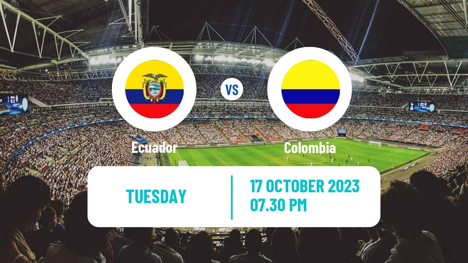 Soccer FIFA World Cup Ecuador - Colombia