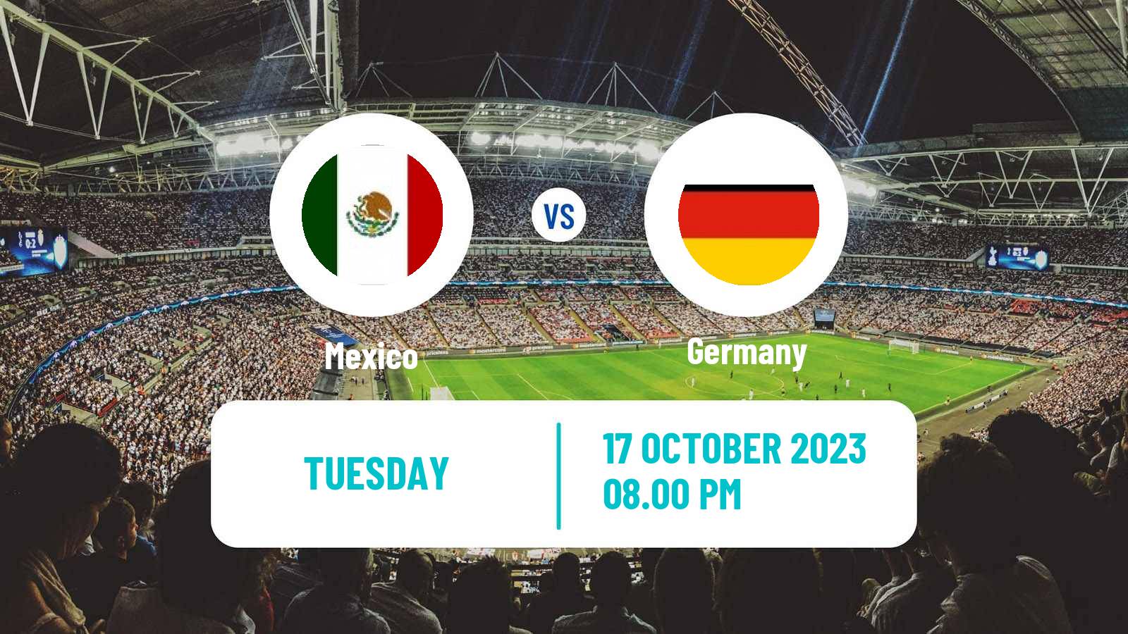 Soccer Friendly Mexico - Germany