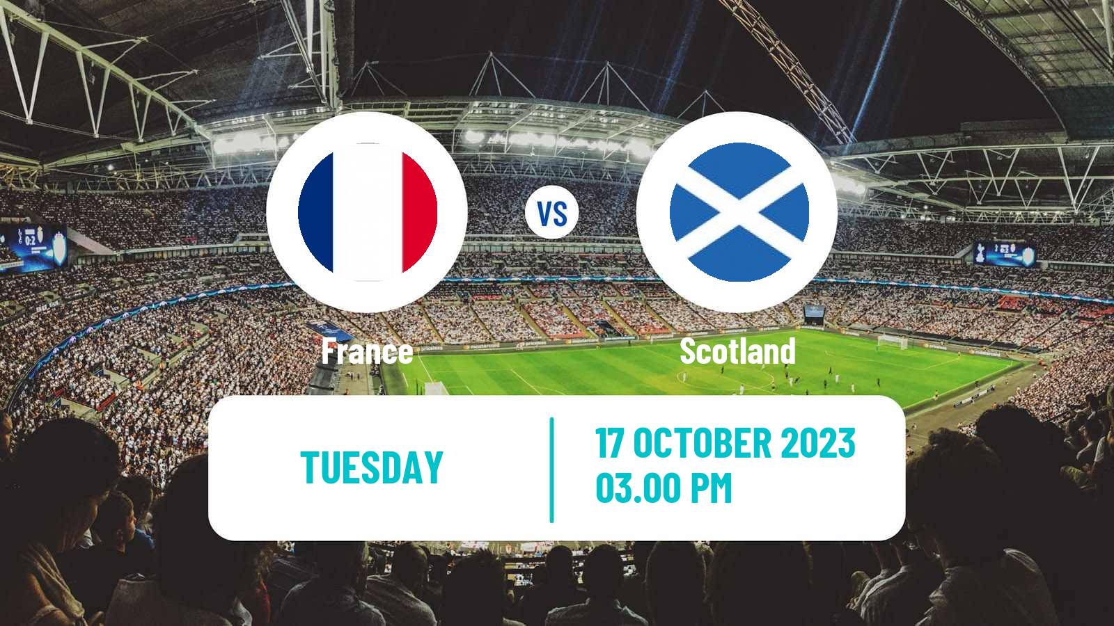 Soccer Friendly France - Scotland