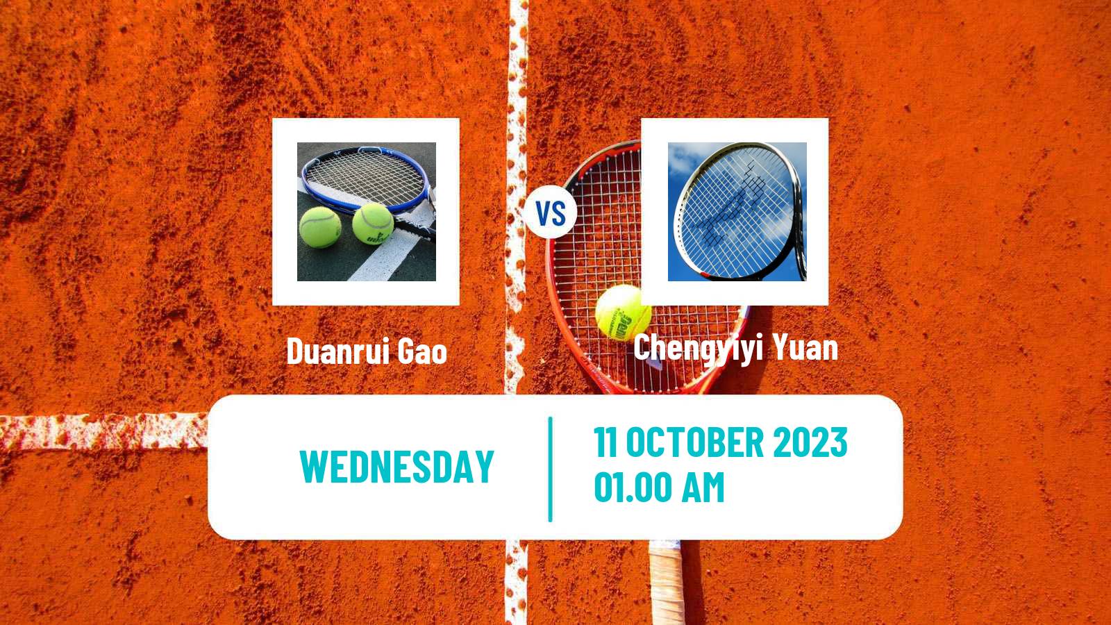 Tennis ITF W40 Shenzhen Women Duanrui Gao - Chengyiyi Yuan
