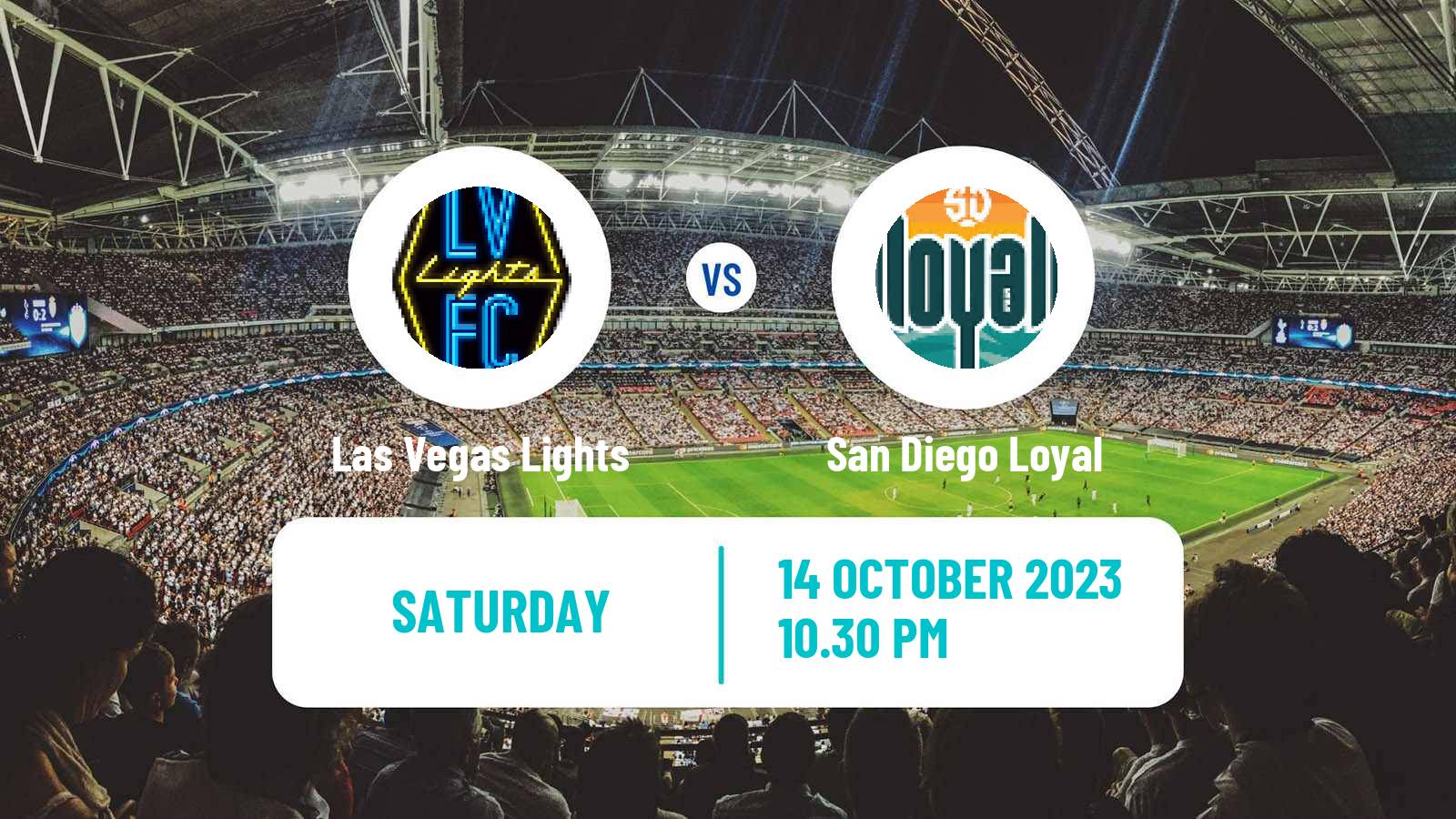 Soccer USL Championship Las Vegas Lights - San Diego Loyal