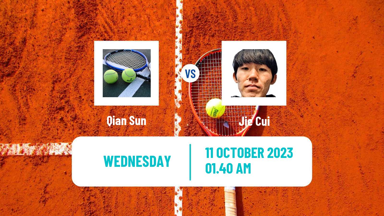 Tennis Shenzhen 2 Challenger Men Qian Sun - Jie Cui