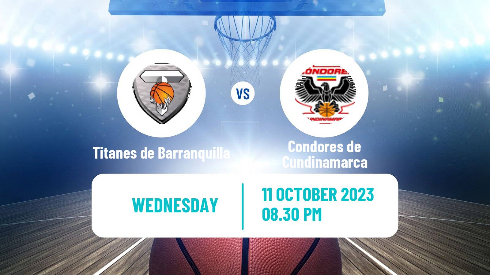 Basketball Colombian LBP Basketball Titanes de Barranquilla - Condores de Cundinamarca