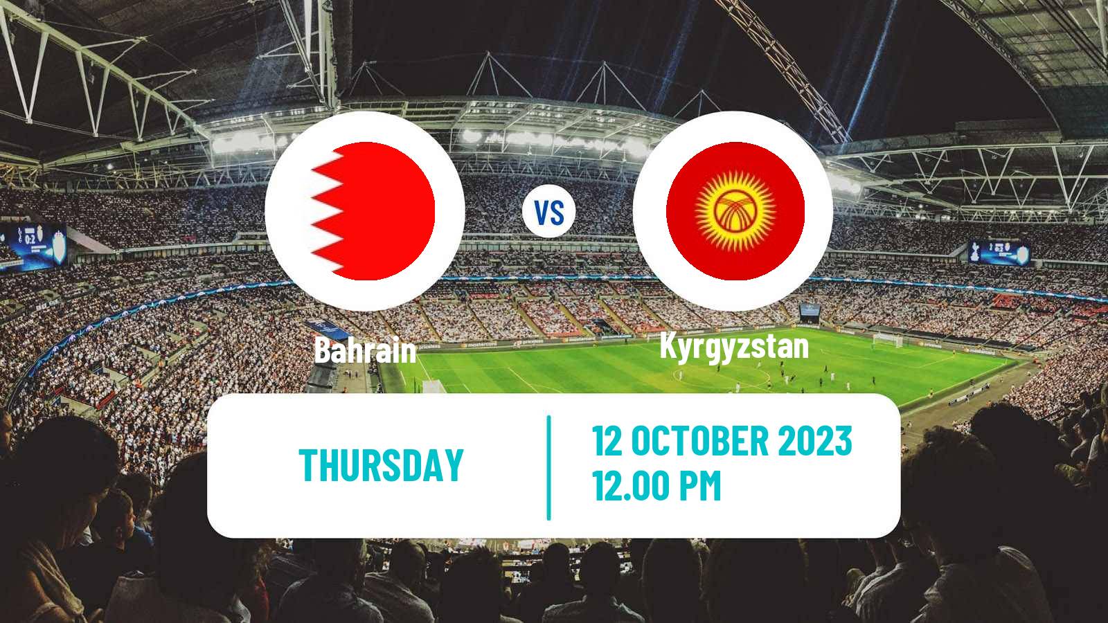 Soccer Friendly Bahrain - Kyrgyzstan