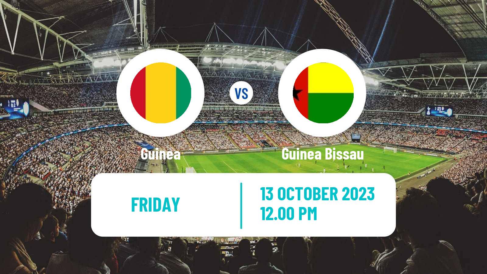 Soccer Friendly Guinea - Guinea Bissau