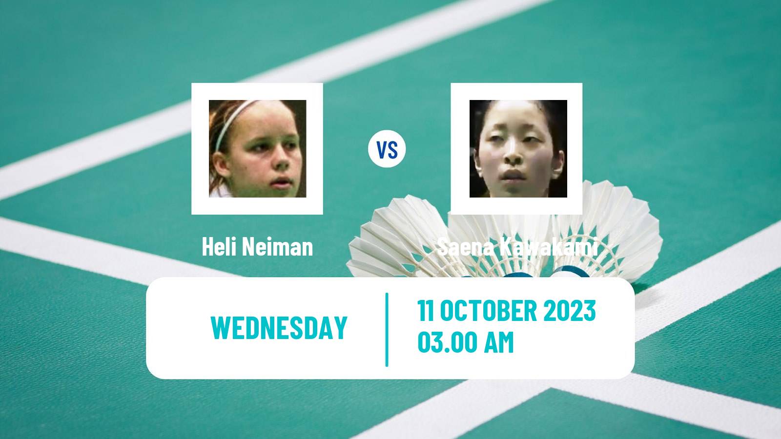 Badminton BWF World Tour Arctic Open Women Heli Neiman - Saena Kawakami
