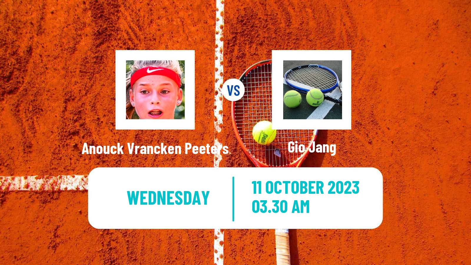 Tennis ITF W15 Sharm Elsheikh 14 Women Anouck Vrancken Peeters - Gio Jang