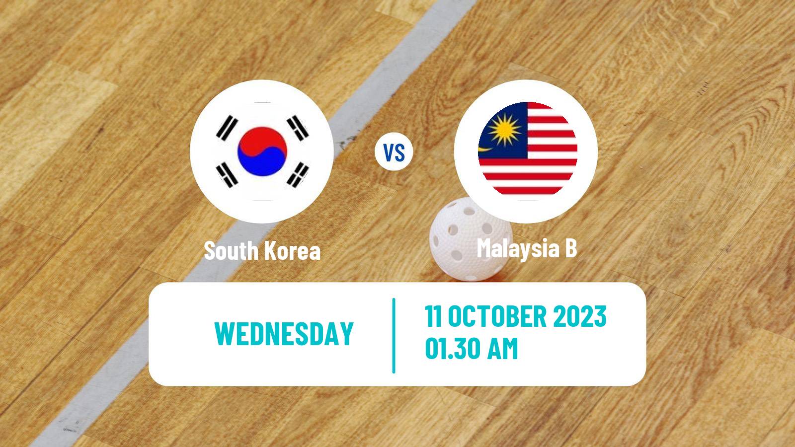 Floorball  AOFC Cup Floorball South Korea - Malaysia B