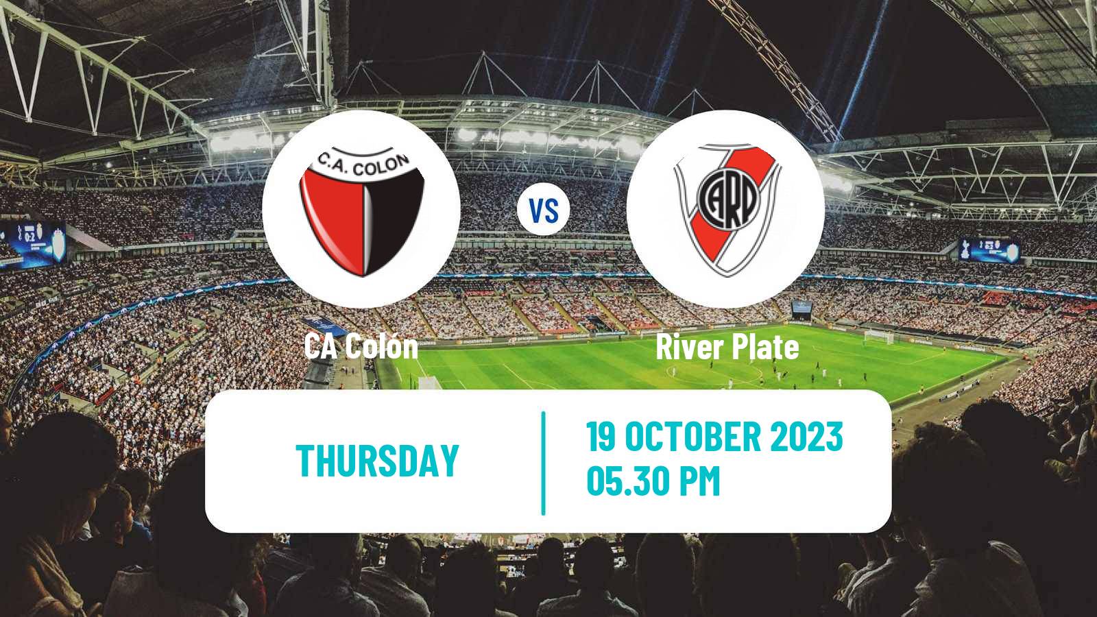 Soccer Argentinian Copa de la Liga Profesional Colón - River Plate