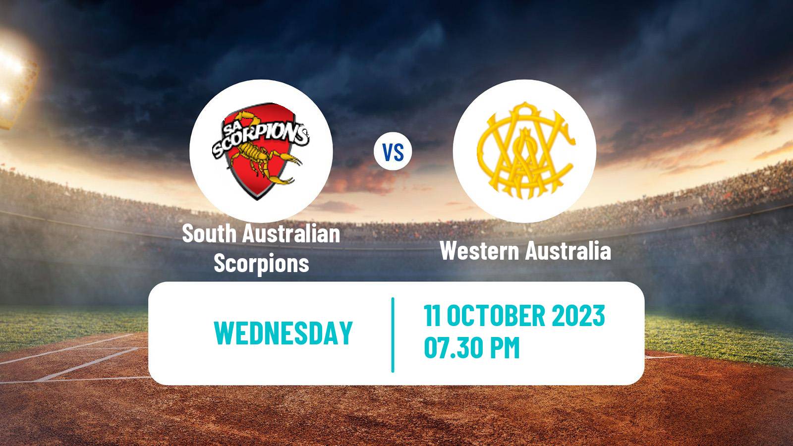 Cricket Australian National League Cricket Women South Australian Scorpions - Western Australia