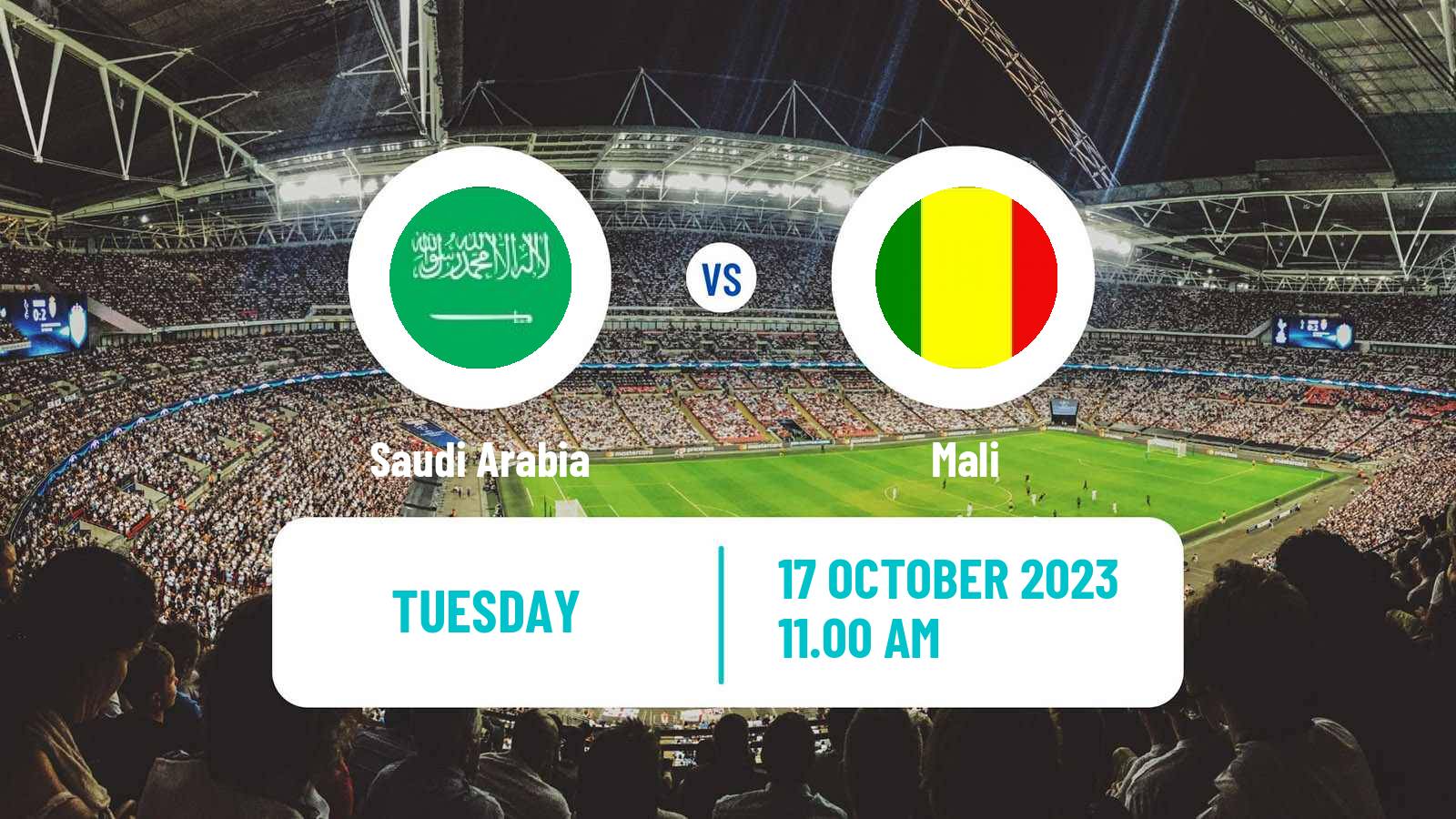 Soccer Friendly Saudi Arabia - Mali