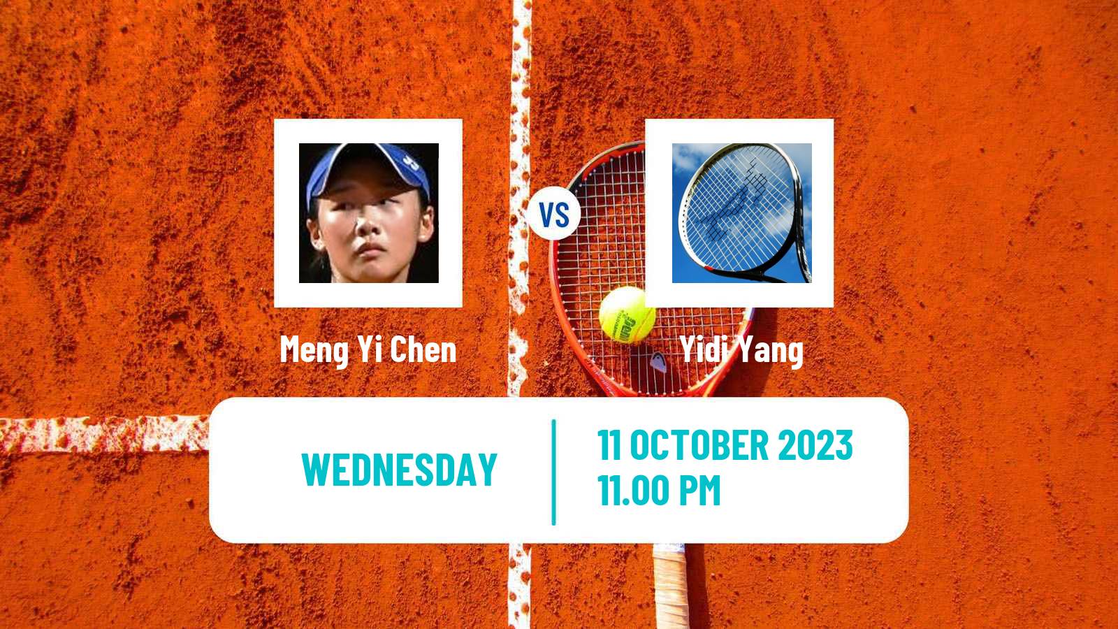Tennis ITF W40 Shenzhen Women Meng Yi Chen - Yidi Yang