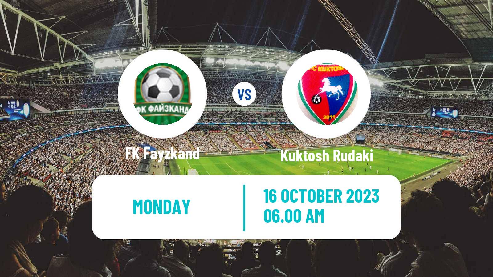 Soccer Tajik League Fayzkand - Kuktosh Rudaki