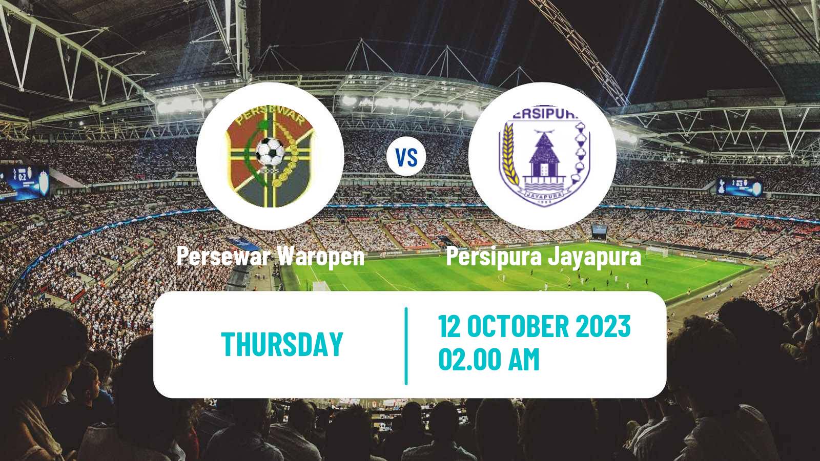 Soccer Indonesian Liga 2 Persewar Waropen - Persipura Jayapura