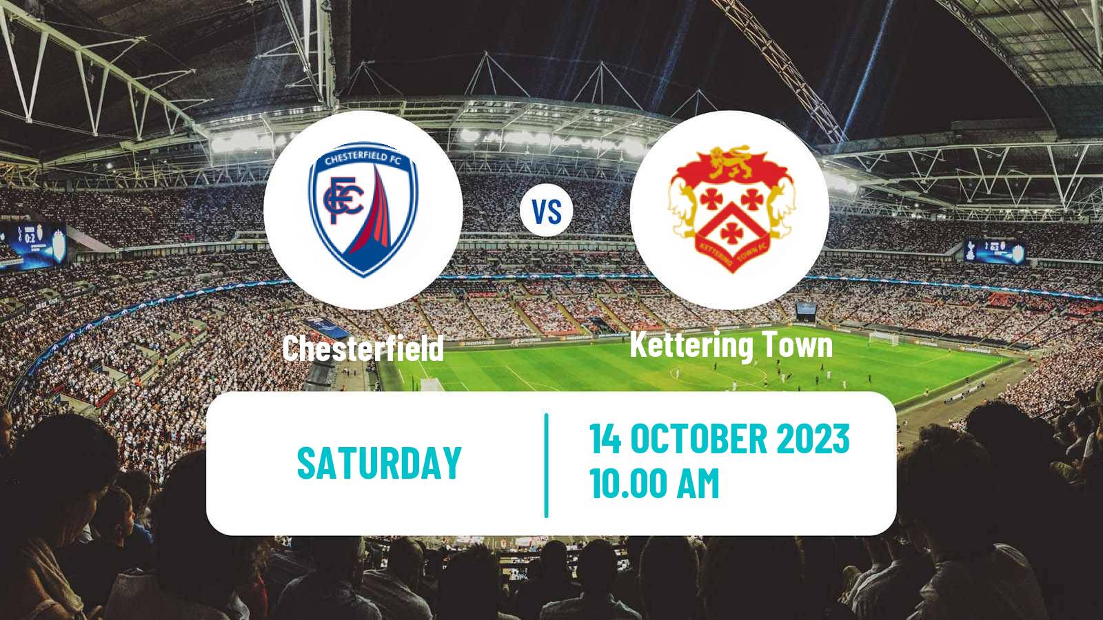 Soccer English FA Cup Chesterfield - Kettering Town