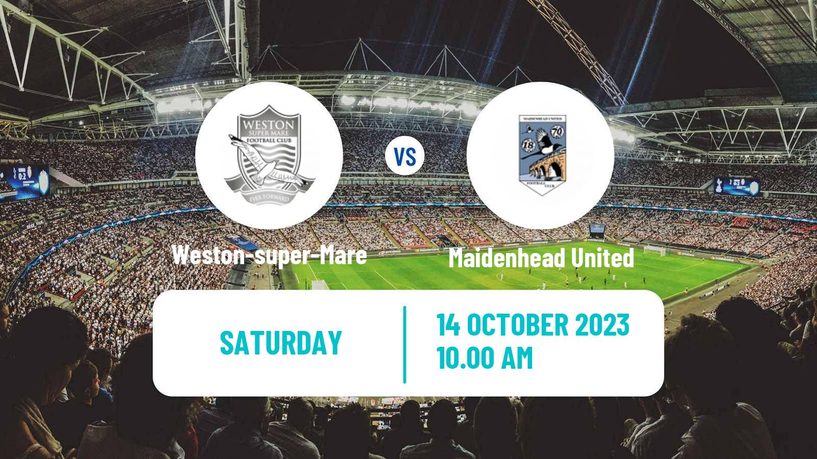 Soccer English FA Cup Weston-super-Mare - Maidenhead United