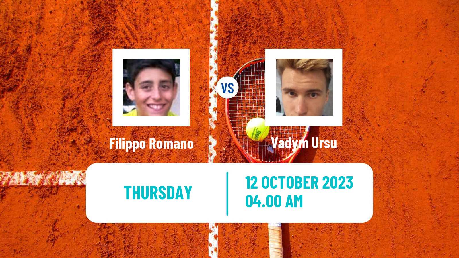 Tennis ITF M15 Sharm Elsheikh 13 Men Filippo Romano - Vadym Ursu