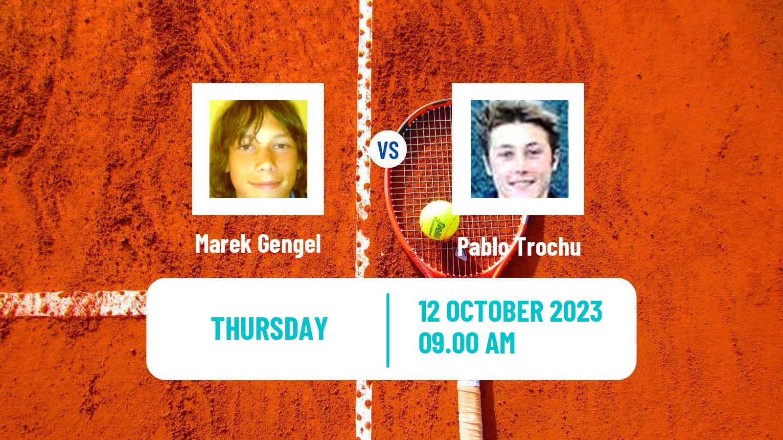 Tennis ITF M15 Doha 3 Men Marek Gengel - Pablo Trochu