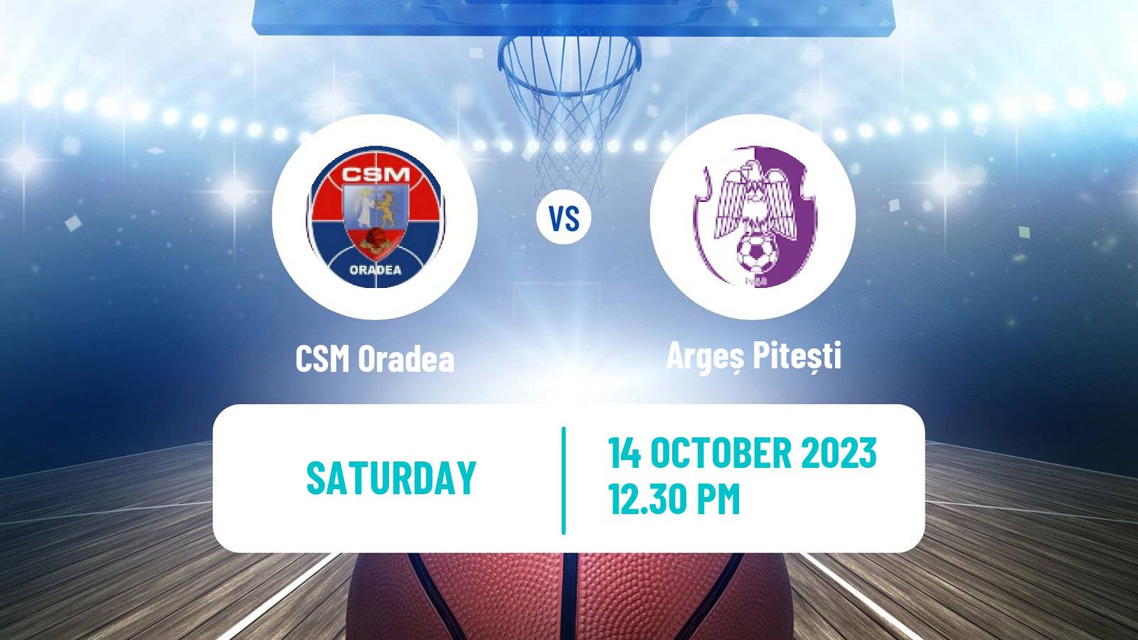 Basketball Romanian Divizia A Basketball CSM Oradea - Argeș Pitești