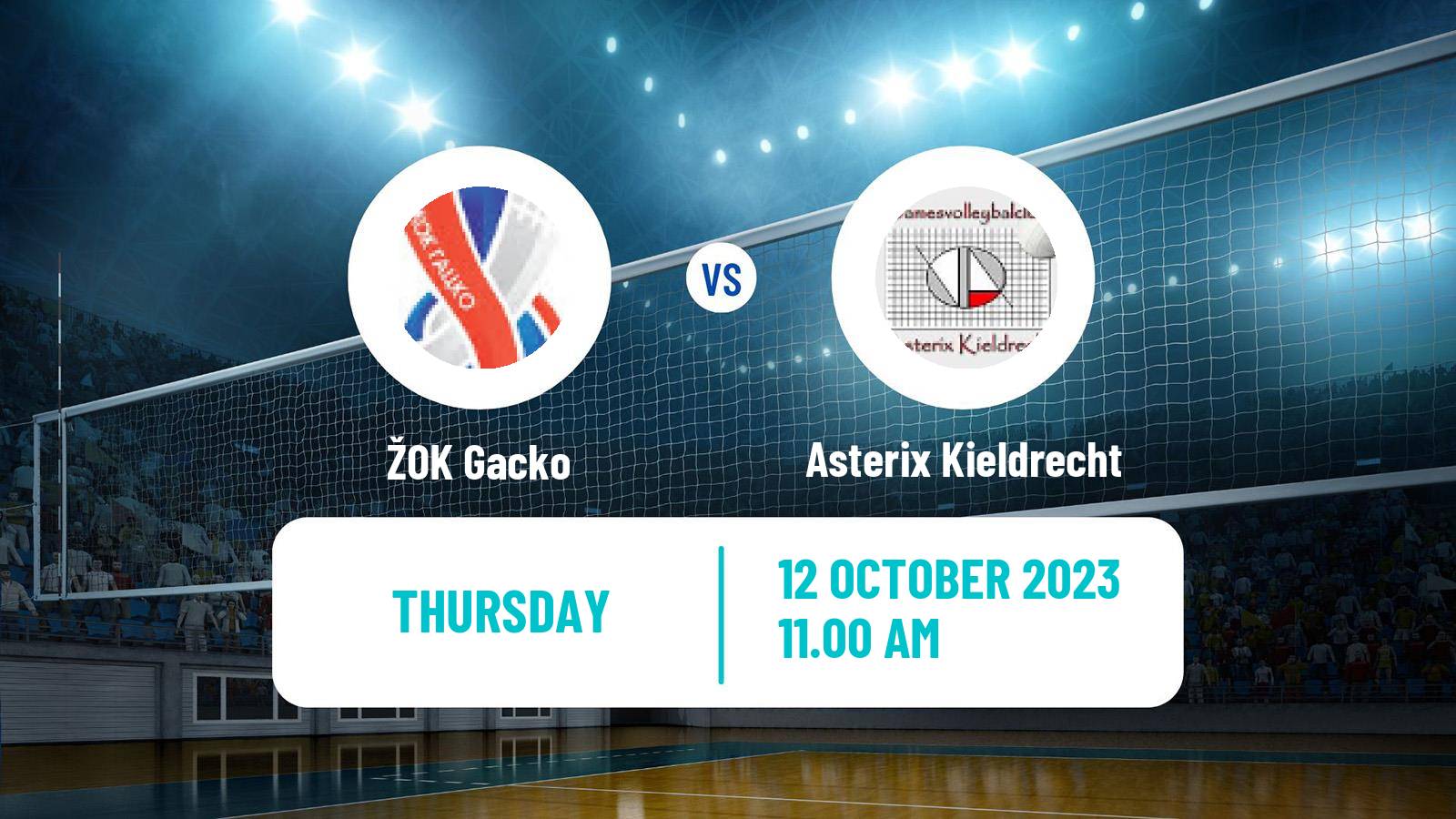 Volleyball CEV Champions League Women Gacko - Asterix Kieldrecht