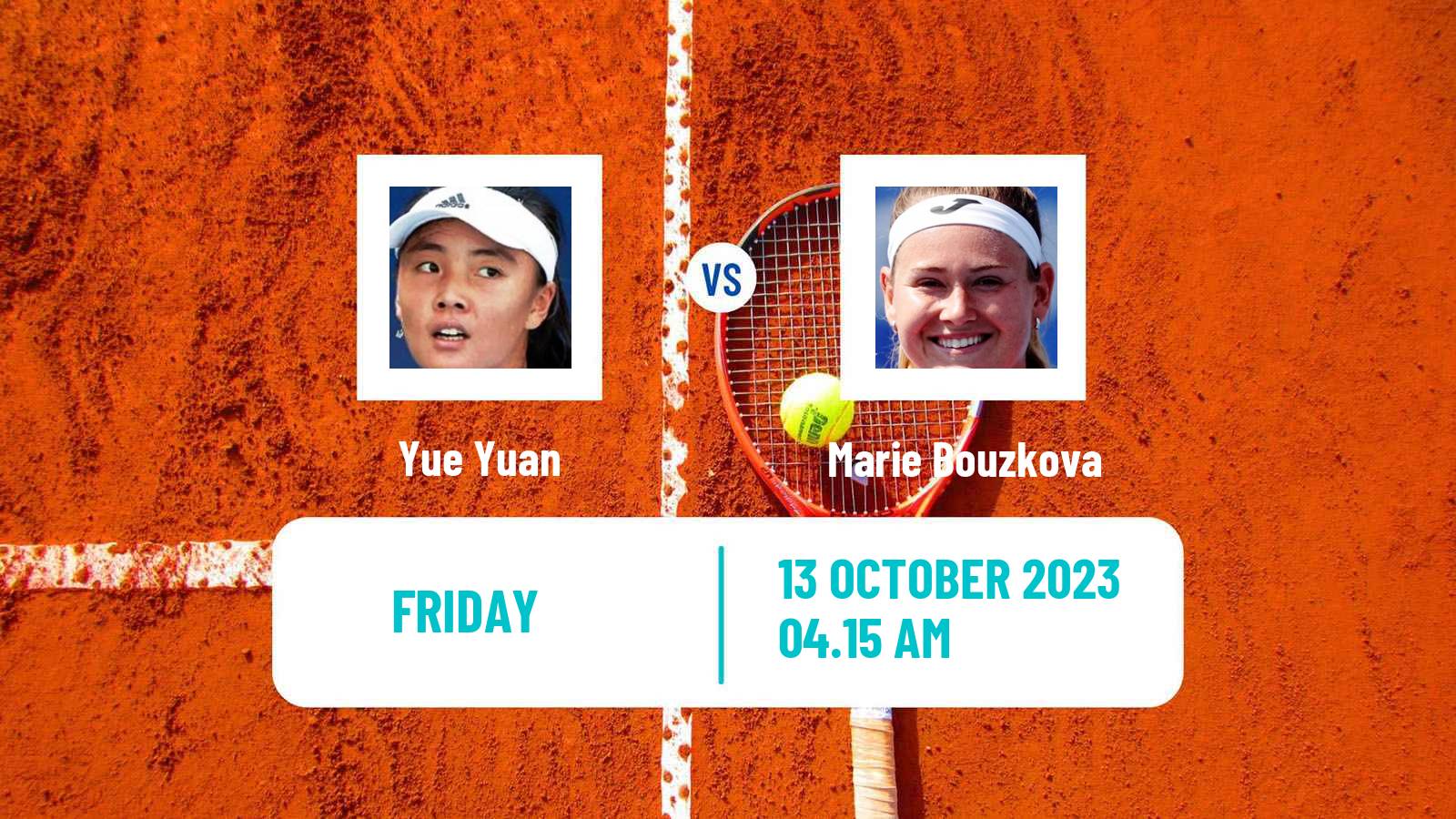 Tennis WTA Seoul Yue Yuan - Marie Bouzkova