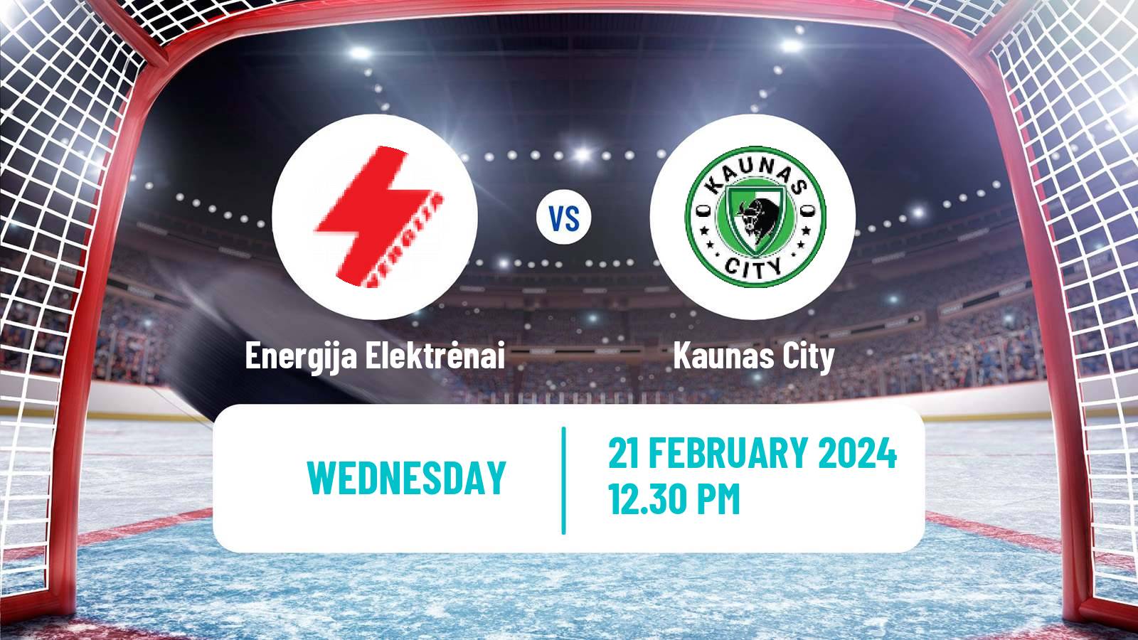 Hockey Latvian Hokeja Liga Energija Elektrėnai - Kaunas City