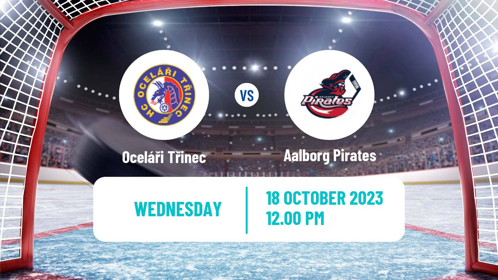 Hockey Champions League Ice Hockey Oceláři Třinec - Aalborg Pirates