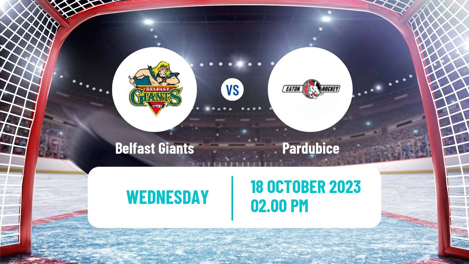 Hockey Champions League Ice Hockey Belfast Giants - Pardubice