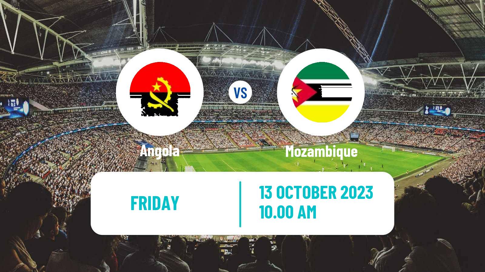 Soccer Friendly Angola - Mozambique