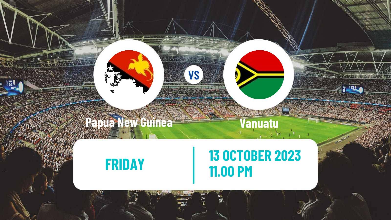 Soccer Friendly Papua New Guinea - Vanuatu
