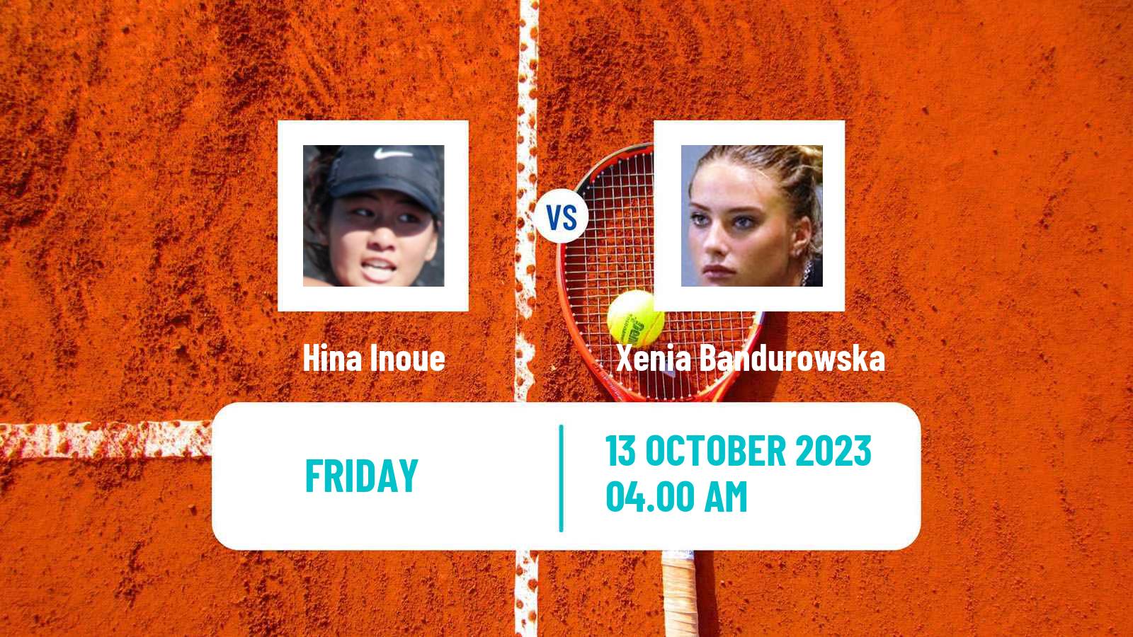 Tennis ITF W15 Monastir 36 Women Hina Inoue - Xenia Bandurowska