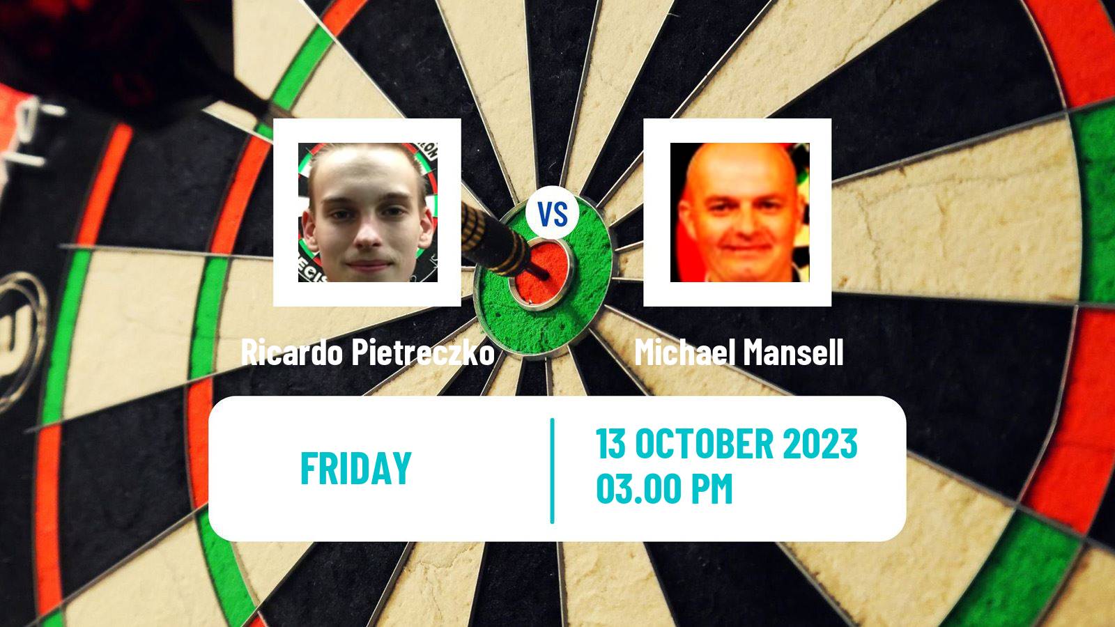 Darts European Tour 13 Ricardo Pietreczko - Michael Mansell