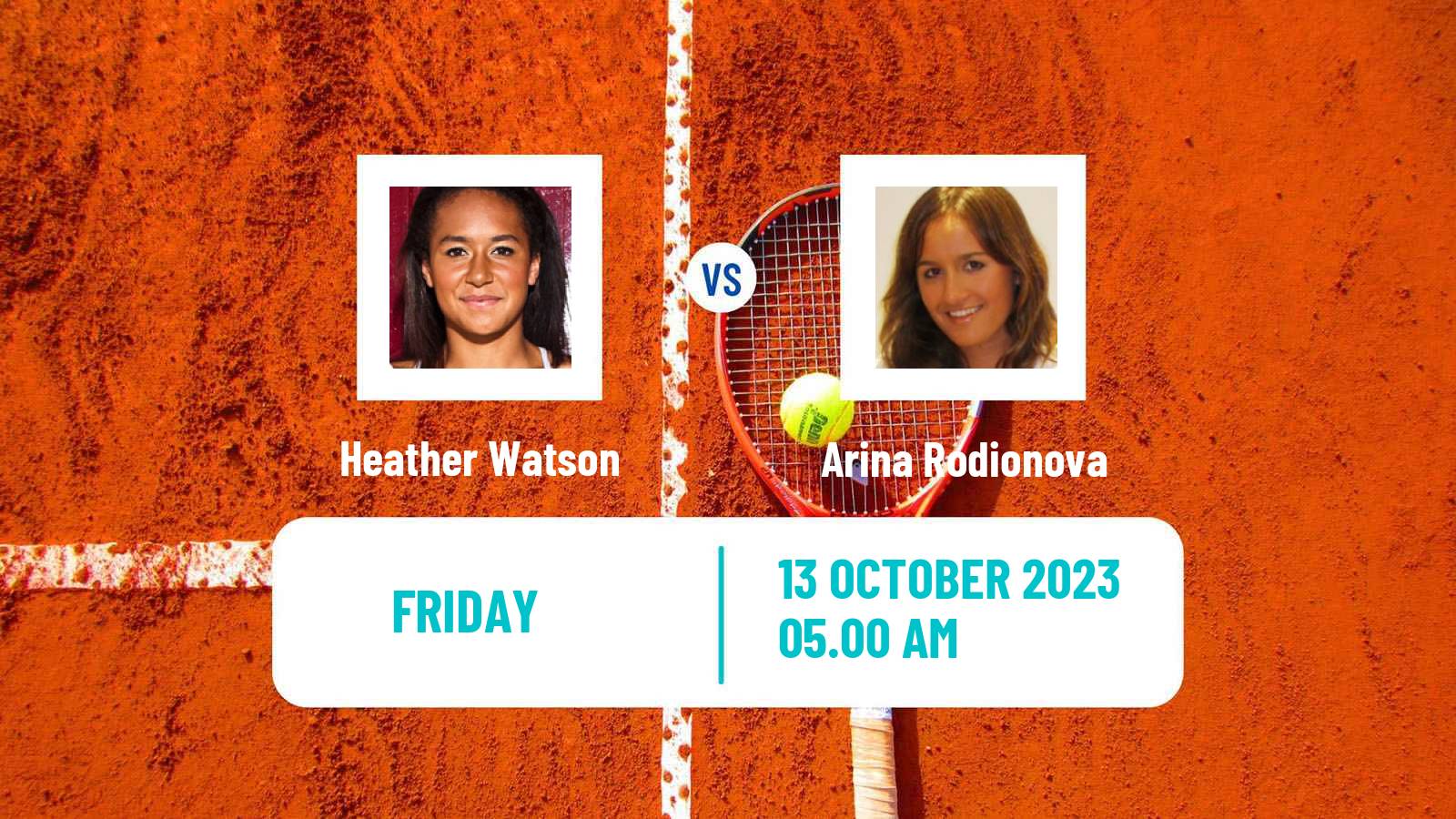 Tennis ITF W40 Quinta Do Lago Women Heather Watson - Arina Rodionova