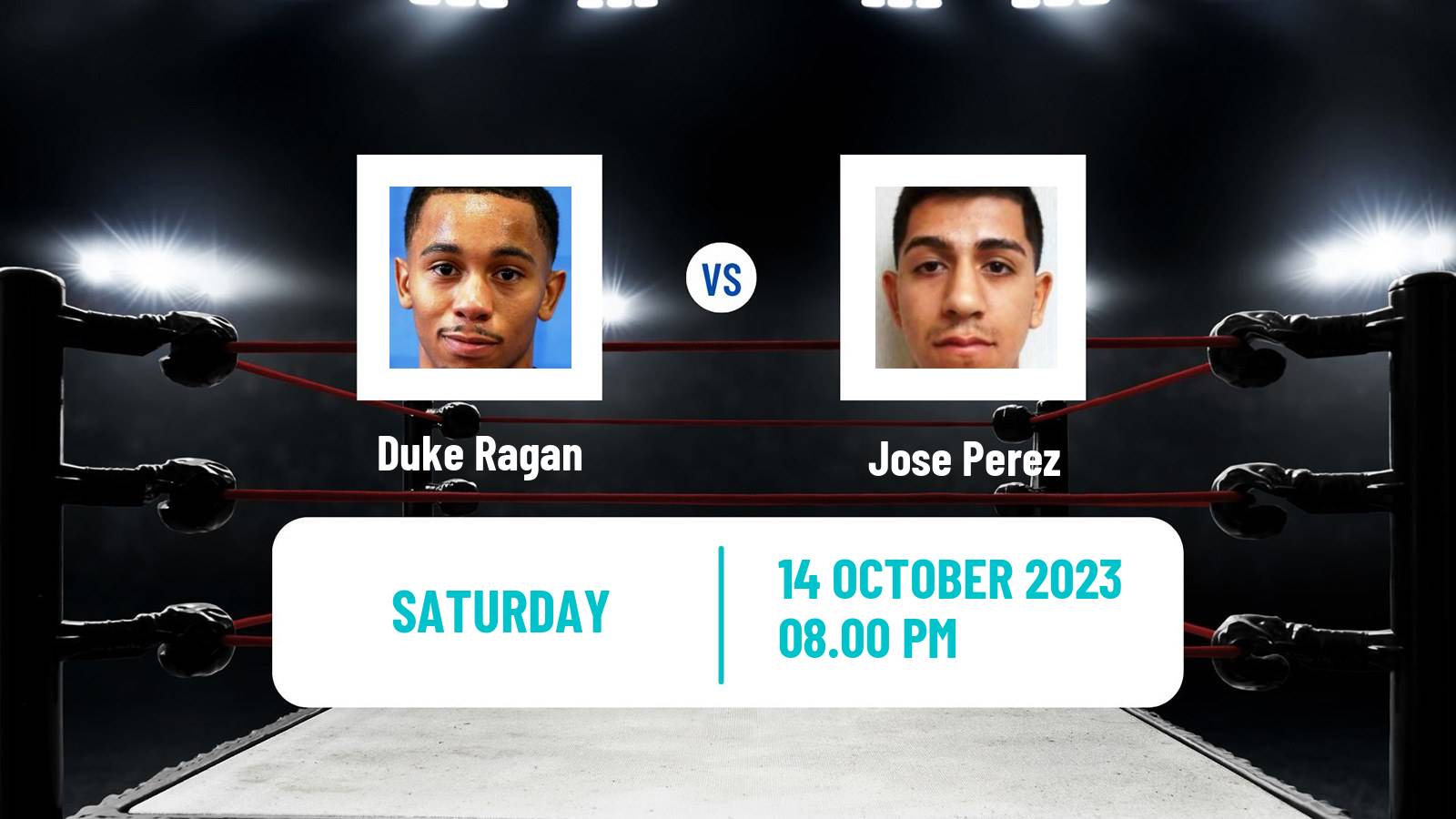 Boxing Featherweight Others Matches Men Duke Ragan - Jose Perez