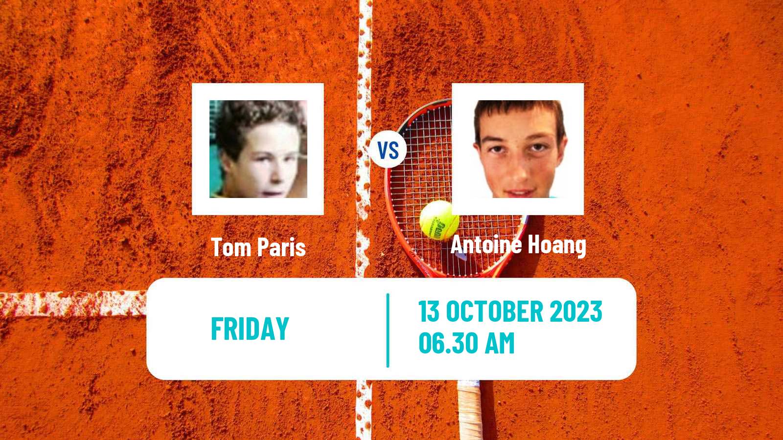 Tennis ITF M25 H Rodez Men Tom Paris - Antoine Hoang