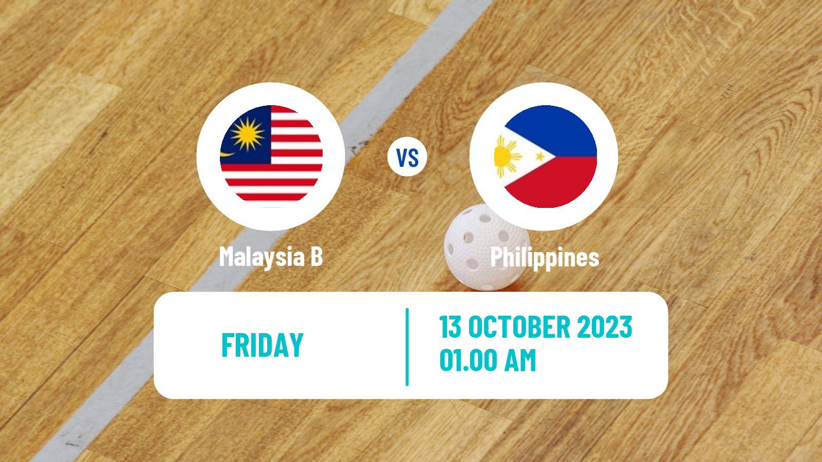 Floorball  AOFC Cup Floorball Malaysia B - Philippines