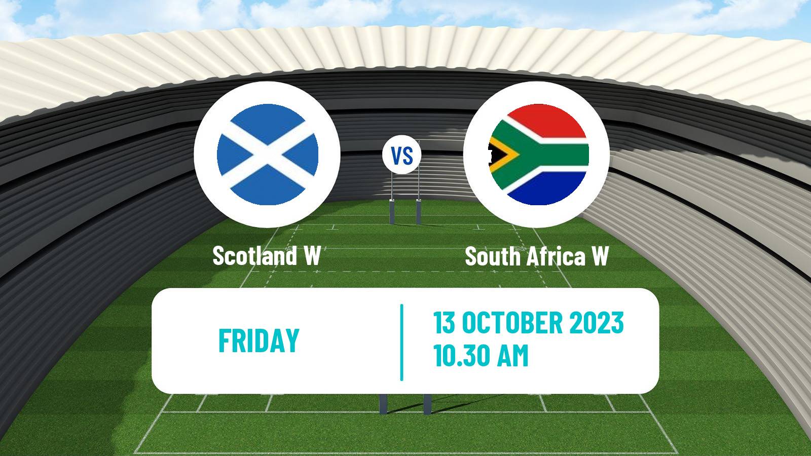 Rugby union WXV 2 Rugby Women Scotland W - South Africa W